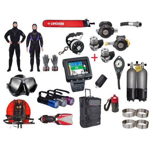 Pack Complet niveau 4 Master Plongée Lac avec bi Pack Complet niveau 4 Master Plongée Lac avec bi