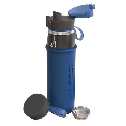 WATER BOTTLE TISK 500ML BLUE NAVY