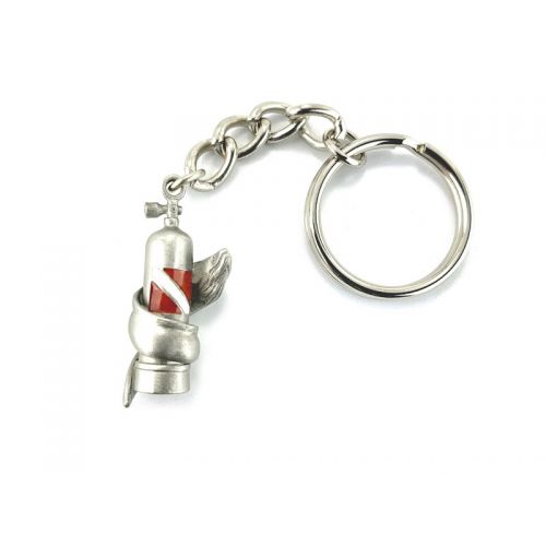 Chaînes porte-clés - Murène avec bouteille Chaînes porte-clés - Murène avec bouteille
